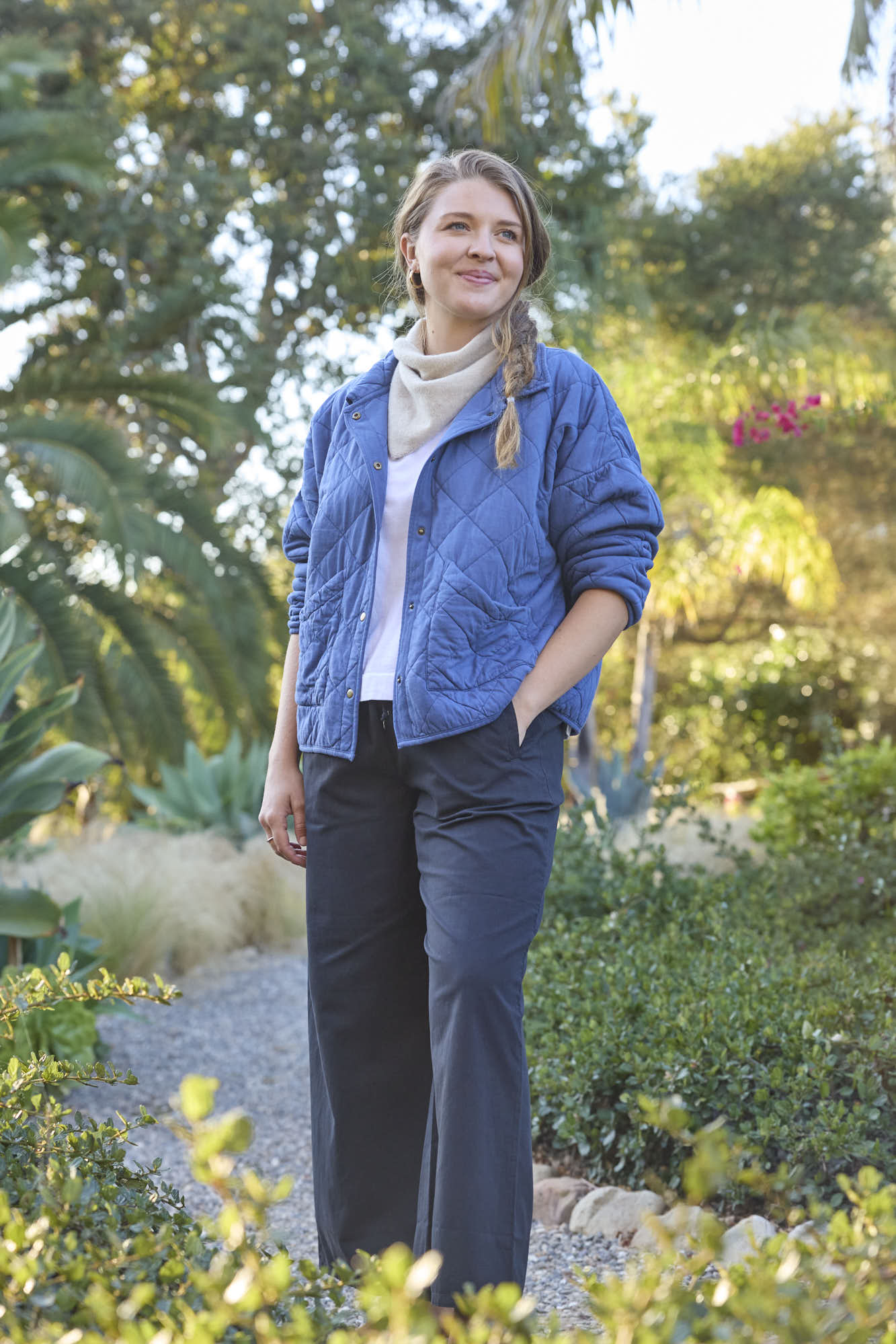 Countryside Quilted Jacket - Inky Blue