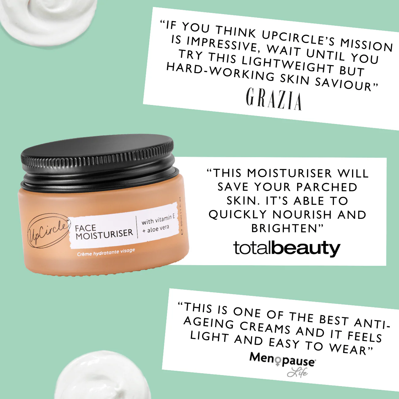 Face Moisturizer with Vitamin E - Travel Size - Image 3