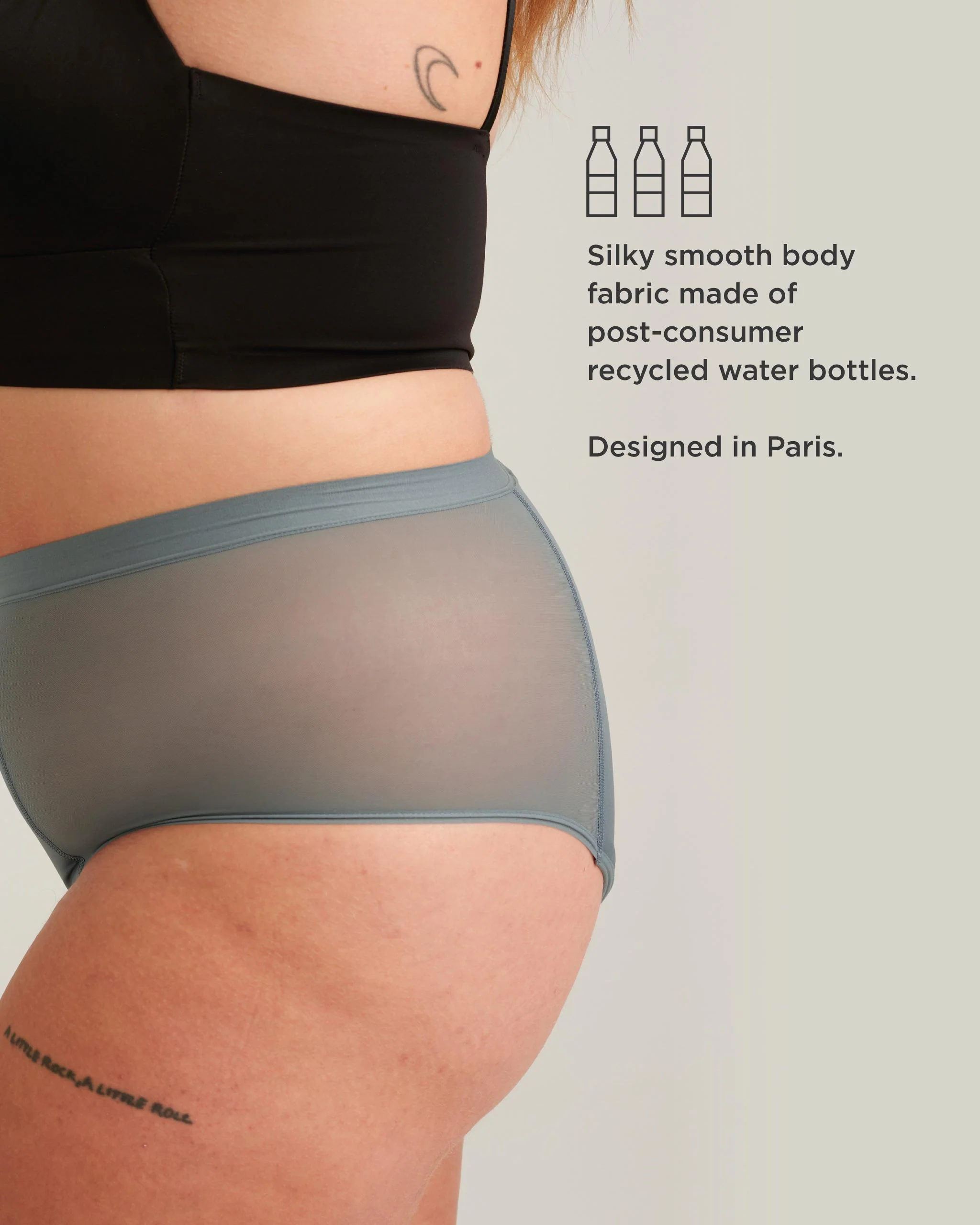 Leakproof French Cut High Waist Full Gusset - Image 11